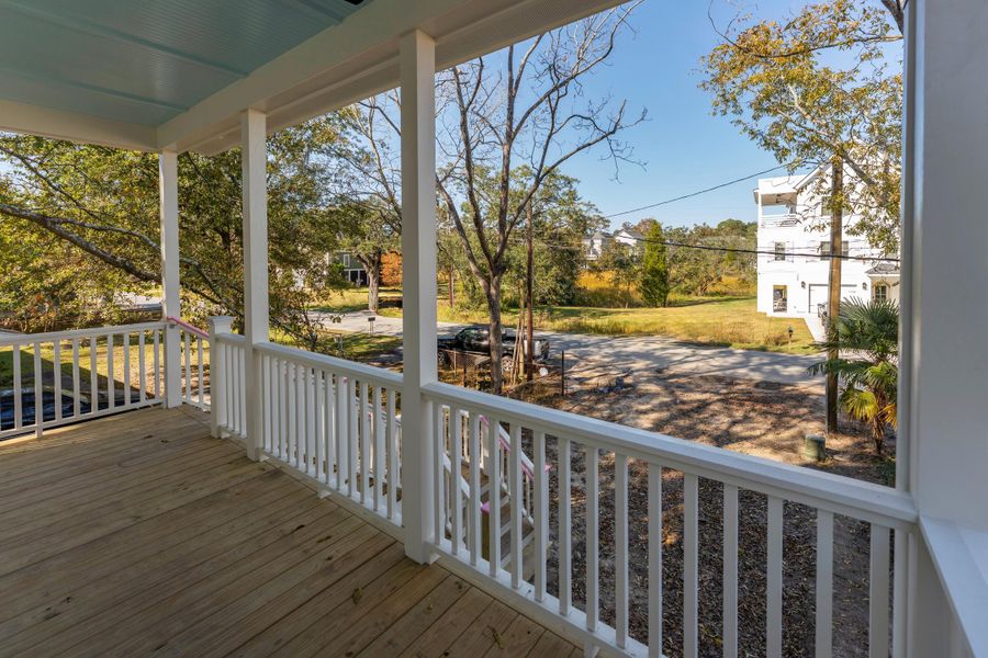 Exterior details and patio area of a home in , North Charleston (Image 22).