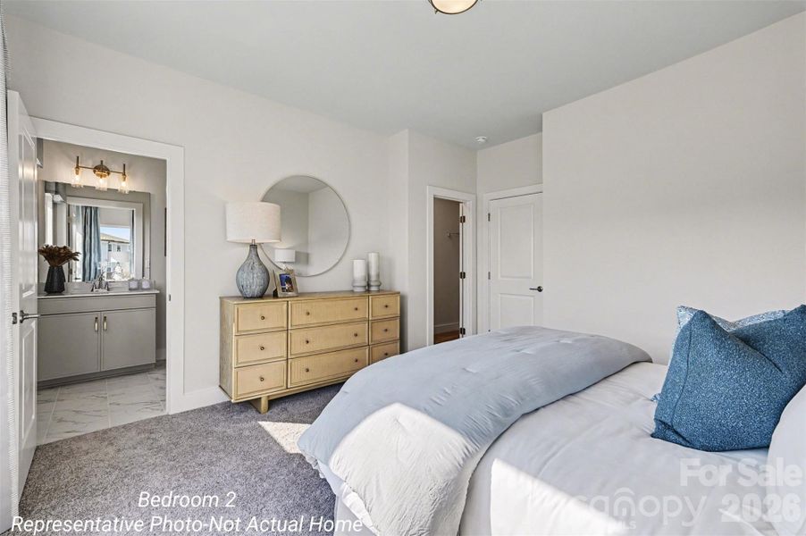 Furnished interior view inside a new home in , Charlotte (Image 7).