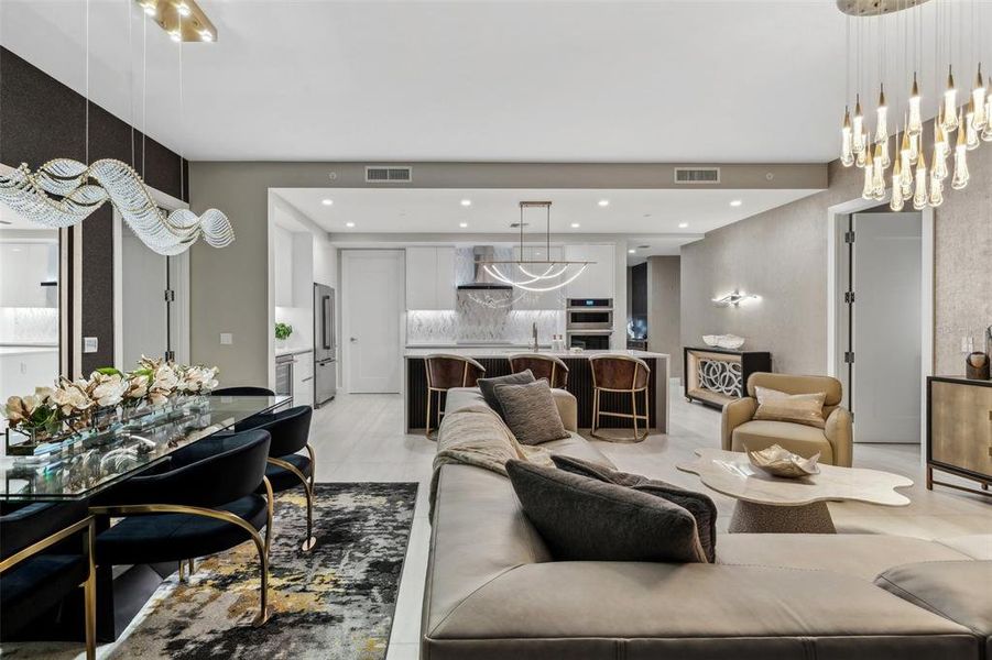 Furnished interior view inside a new home in , Sarasota (Image 26).