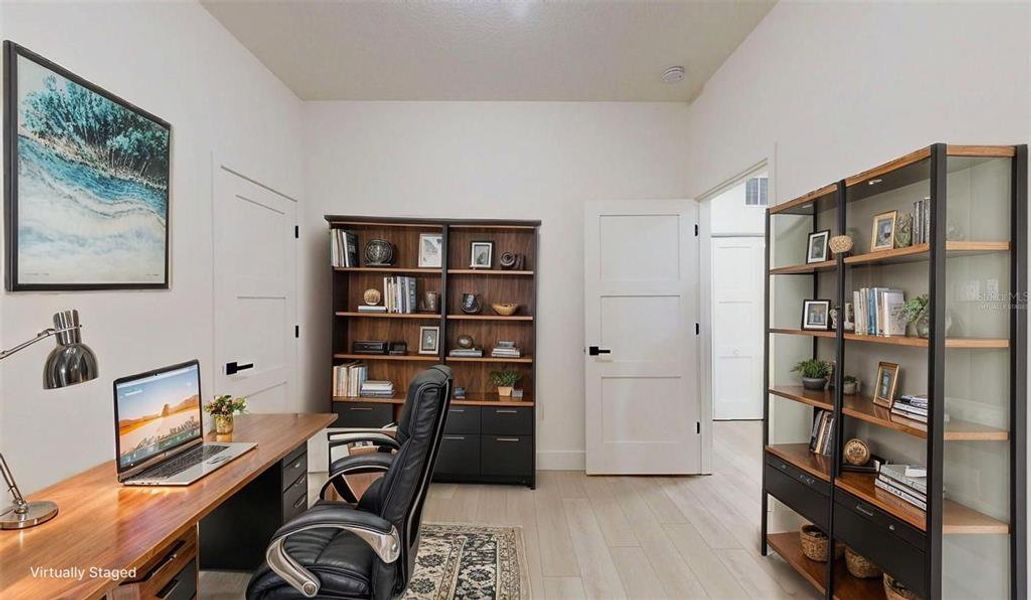 Furnished interior view inside a new home in , Tampa (Image 39).
