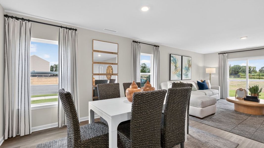 Furnished interior view inside a new home in Chandler Pointe, Rural Hall (Image 5).