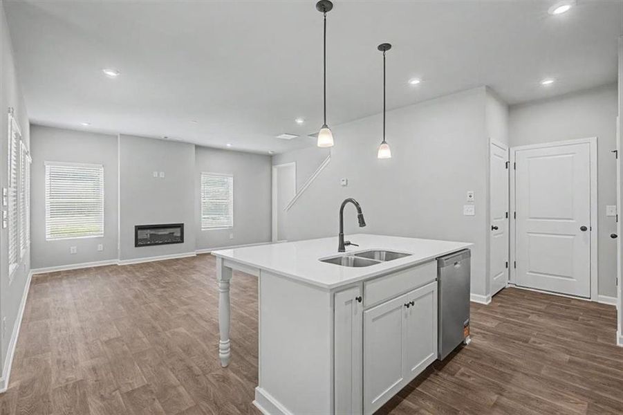 Furnished interior view inside a new home in Sawmill Creek, Mableton (Image 9).