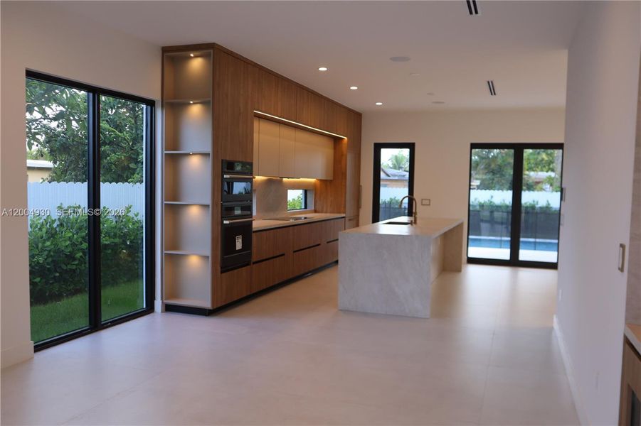 Furnished interior view inside a new home in , Miami (Image 14).