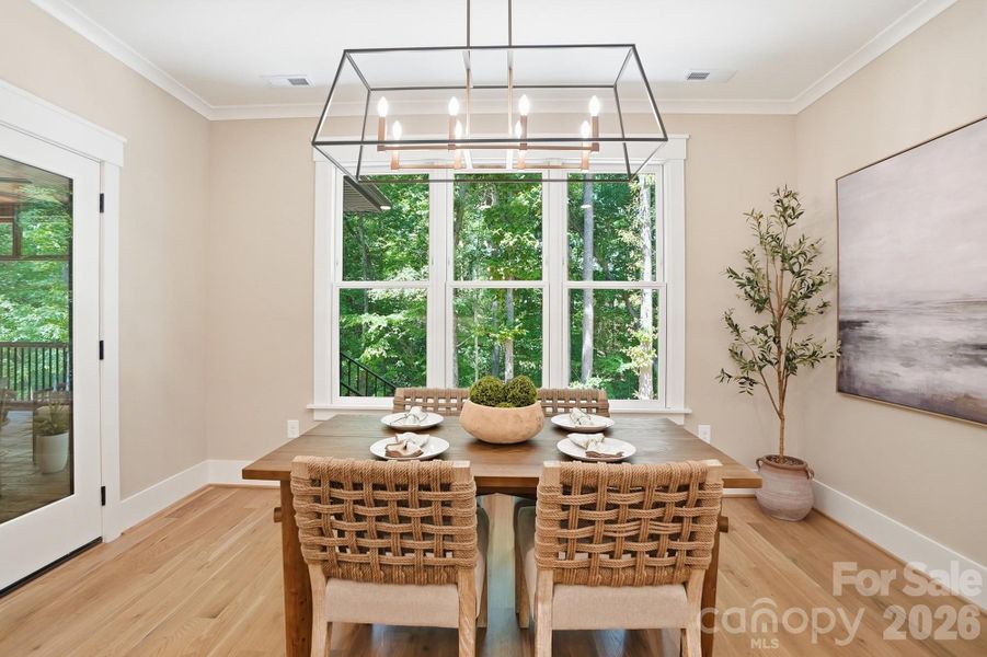 Furnished interior view inside a new home in , Marshville (Image 38).