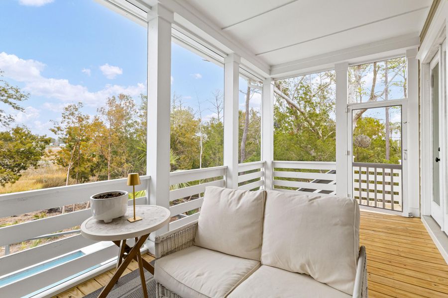 Exterior details and patio area of a home in Carolina Park: Riverside, Mount Pleasant (Image 4). Exterior details and patio area of a home in Carolina Park: Riverside, Mount Pleasant (Image 4).