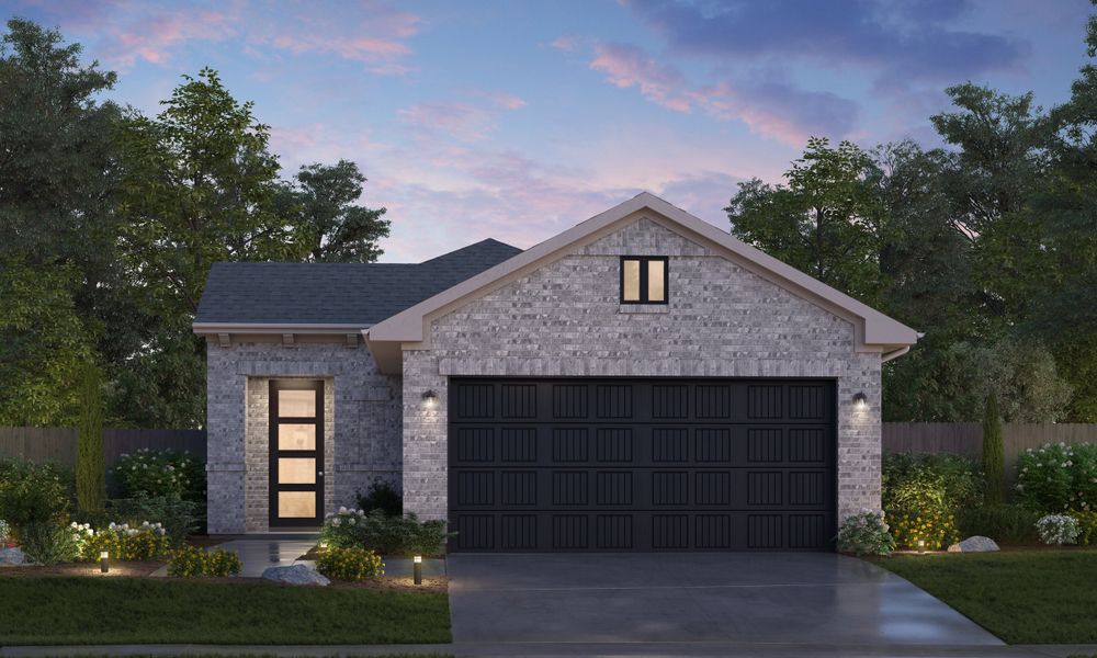 Representative exterior photo of a completed home built from the Lakeway by Tricoast Homes in La Segarra 40', Brookshire, TX (Image 17).