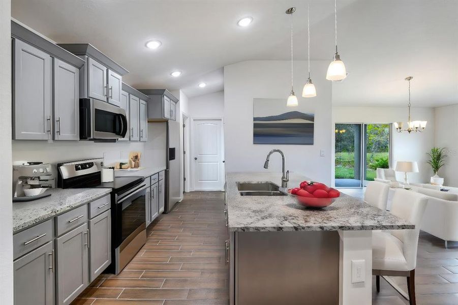 Furnished interior view inside a new home in , Kissimmee (Image 5).