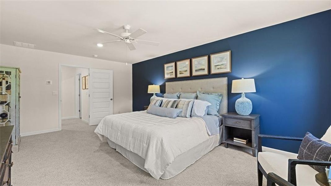 Furnished interior view inside a new home in Jackson Landing, Jefferson (Image 11). Furnished interior view inside a new home in Jackson Landing, Jefferson (Image 11).