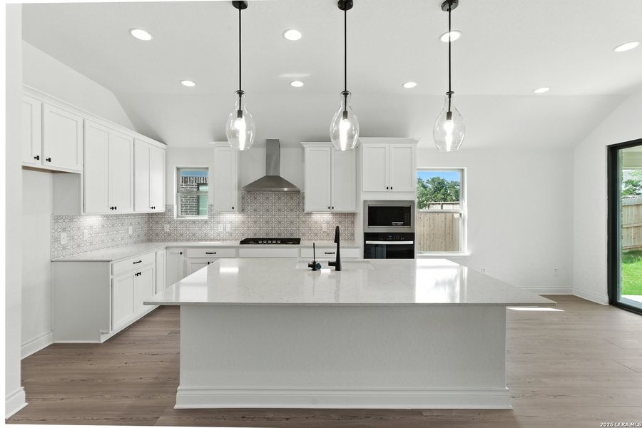 Furnished interior view inside a new home in Nopal Valley, San Antonio (Image 7).