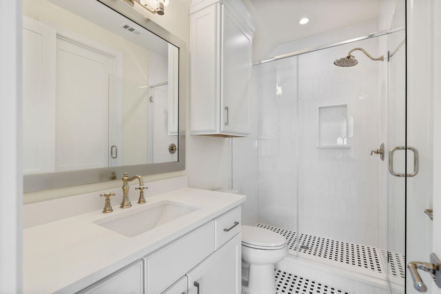 Furnished interior view inside a new home in , Houston (Image 37).