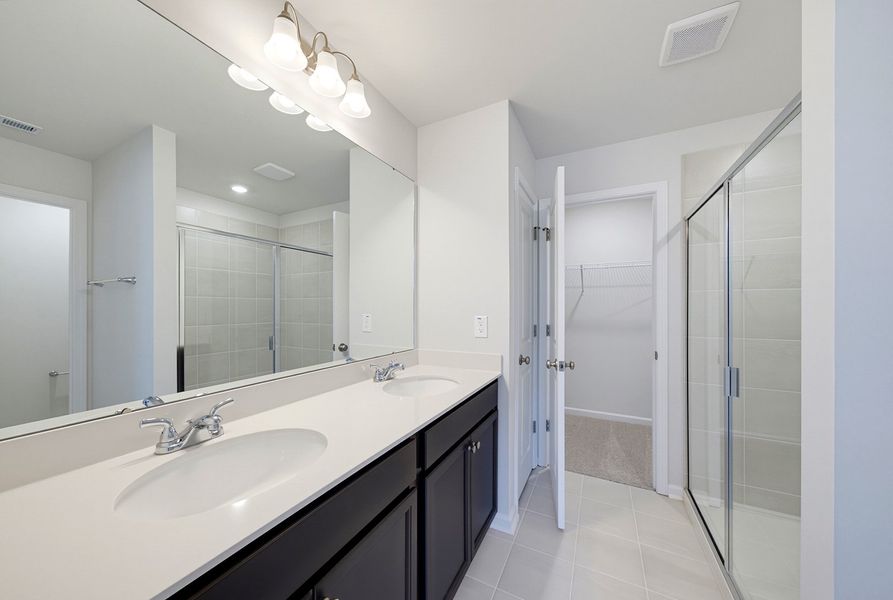 Furnished interior view inside a new home in Sweetbrier, Durham (Image 10).