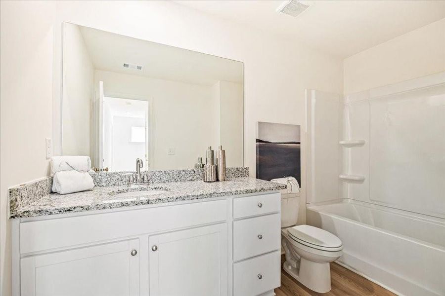 Furnished interior view inside a new home in Old Salem Crossing, Conyers (Image 22).