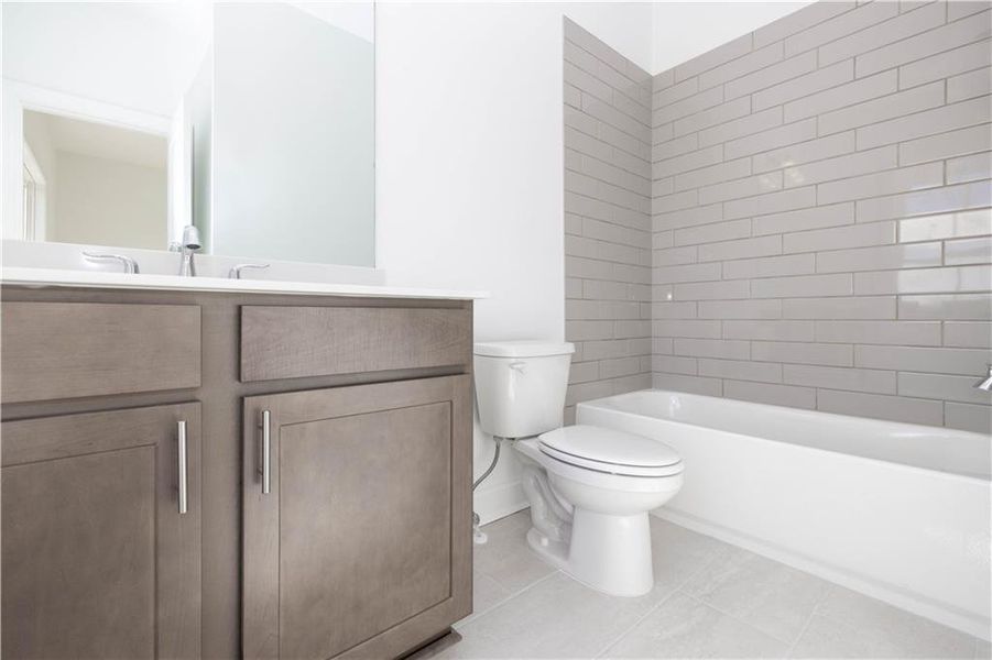 Furnished interior view inside a new home in Palisades Townhomes, Cumming (Image 5).