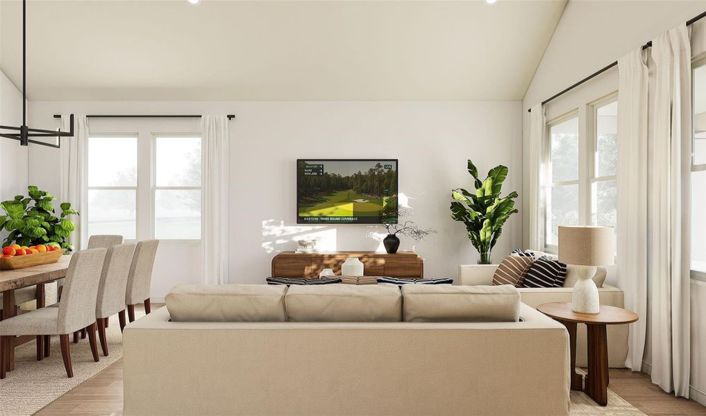 Cozy great room (*Artist rendering used for illustration purposes only.)