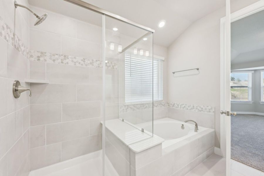 Furnished interior view inside a new home in Landing Meadows - Traditional Series, New Caney (Image 4).