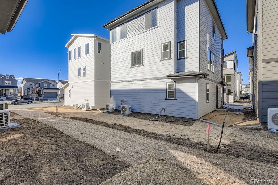 Exterior details and patio area of a home in Vermilion Creek: The Skyline Collection, Centennial (Image 2).
