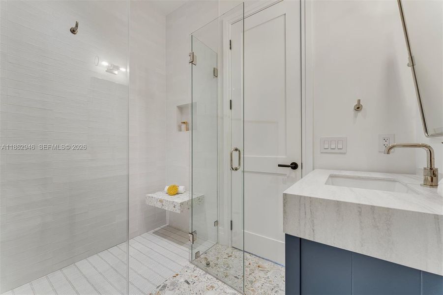 Furnished interior view inside a new home in , South Miami (Image 19).