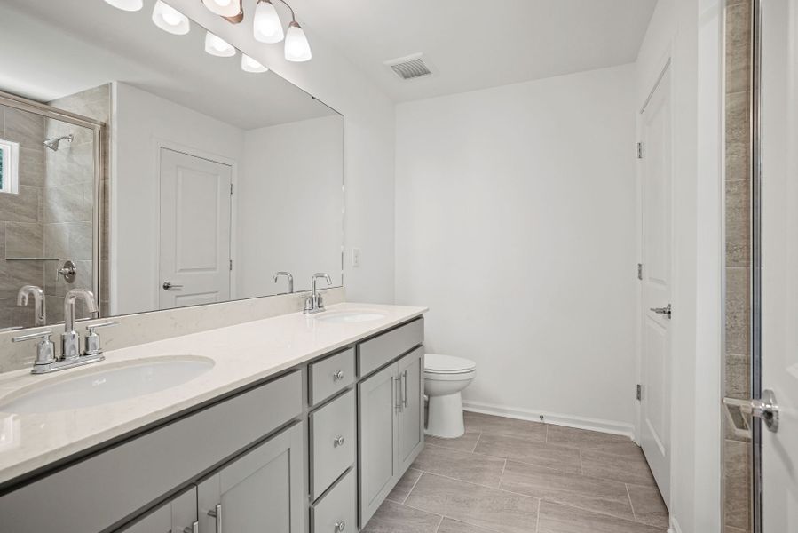 Furnished interior view inside a new home in Michaux Gardens, Belmont (Image 18).