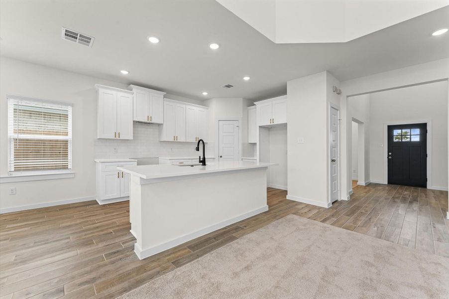 Furnished interior view inside a new home in , Angleton (Image 6).