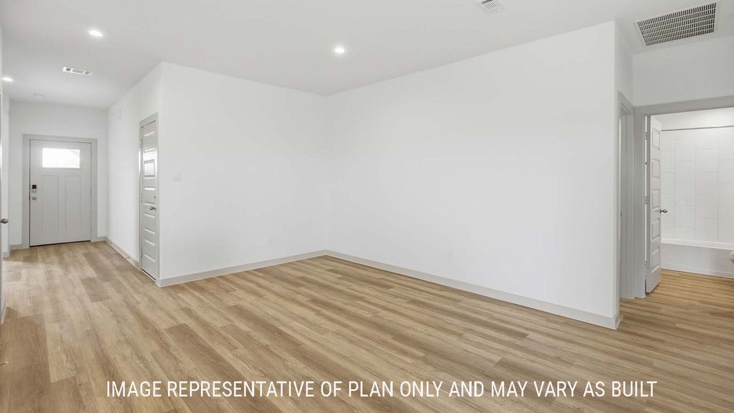 Representative unfurnished interior of a home built from the Lakeway by D.R. Horton in Reserve at Mallard Lakes, Orange (Image 14).