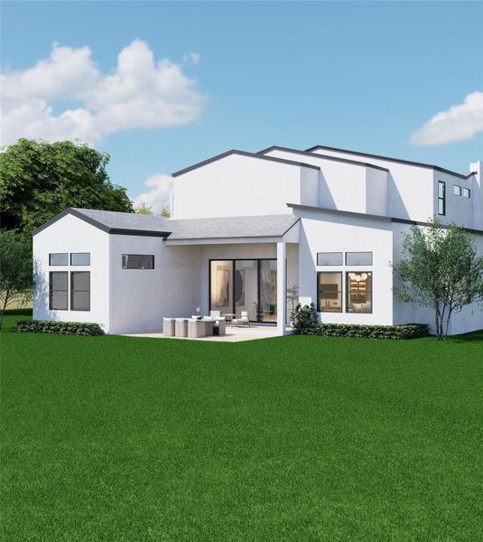 Exterior details and patio area of a home in , Houston (Image 7).