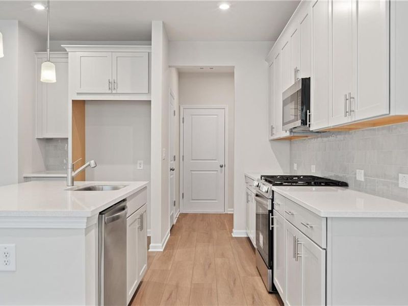 Furnished interior view inside a new home in The Village at Shallowford, Kennesaw (Image 7).