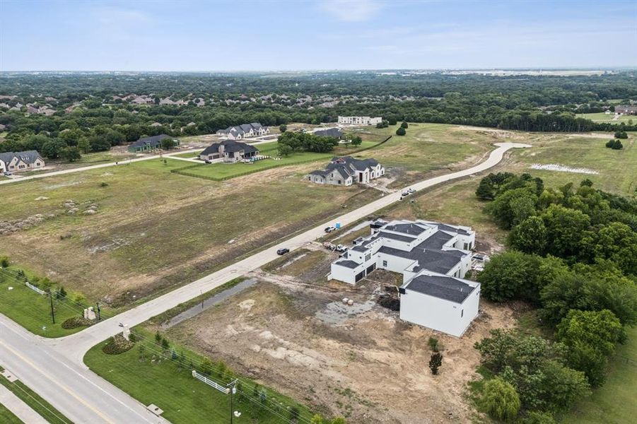 In-progress construction of a new home in , Fairview, TX (Image 16).