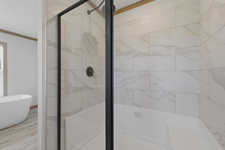 Close-up of interior finishes inside a home in , Cross (Image 17).