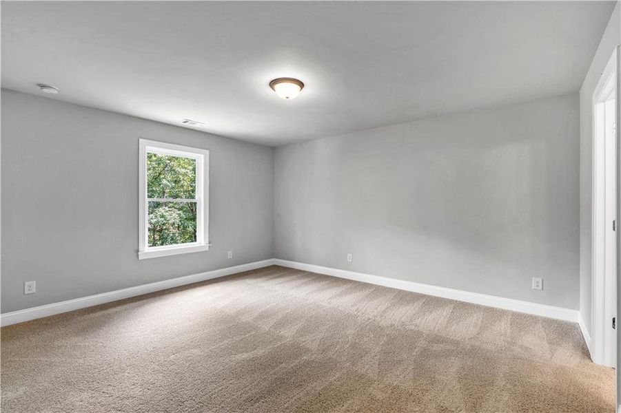 Spacious, unfurnished interior of a new home in The Estates at Hurricane Pointe, Douglasville (Image 20). Spacious, unfurnished interior of a new home in The Estates at Hurricane Pointe, Douglasville (Image 20).