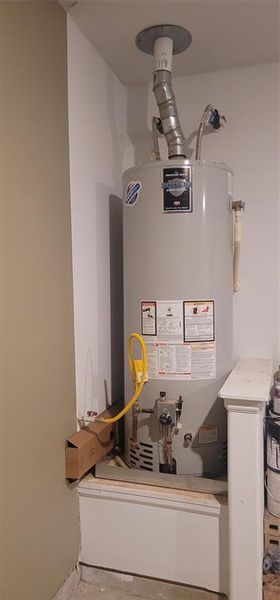 water heater in garage