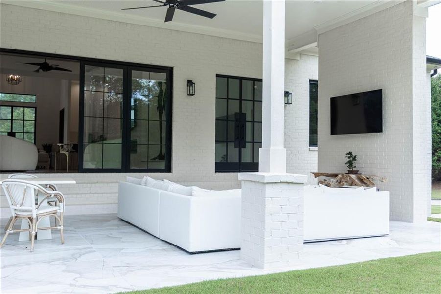 Furnished interior view inside a new home in , Stockbridge (Image 42).