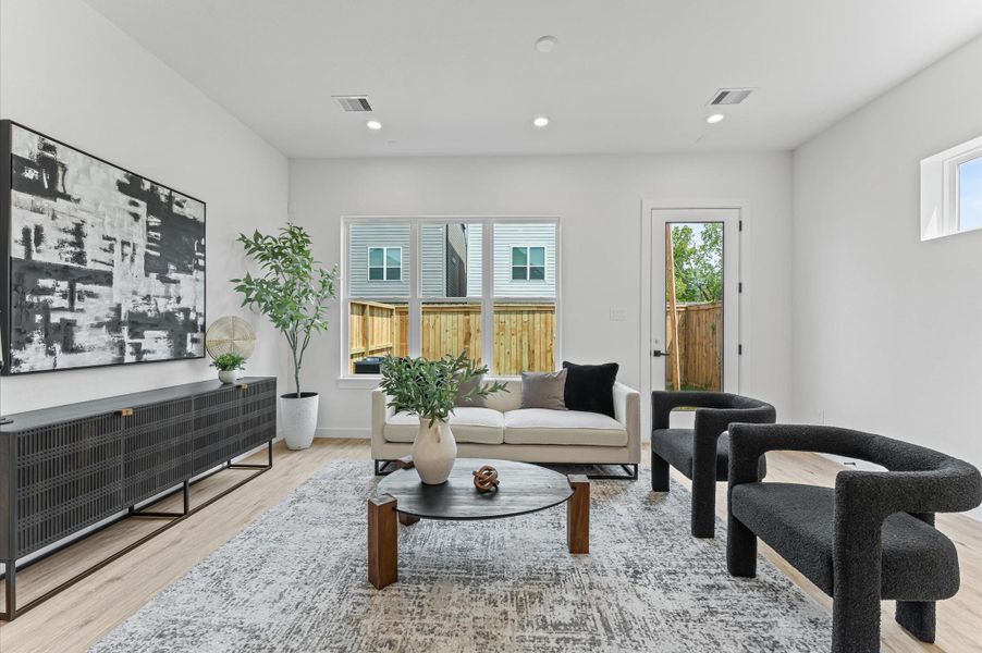 First floor living area First floor living area