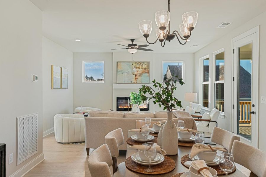Furnished interior view inside a new home in Woodbridge Glen, Lebanon (Image 8).