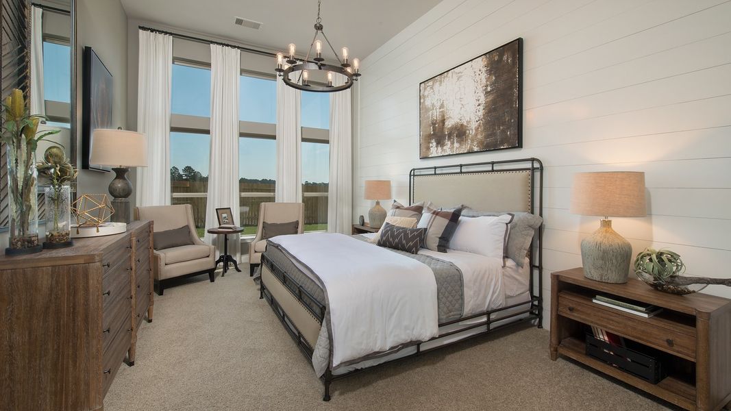 Furnished interior view inside a new home in The Woodlands Hills, Willis (Image 13). Furnished interior view inside a new home in The Woodlands Hills, Willis (Image 13).