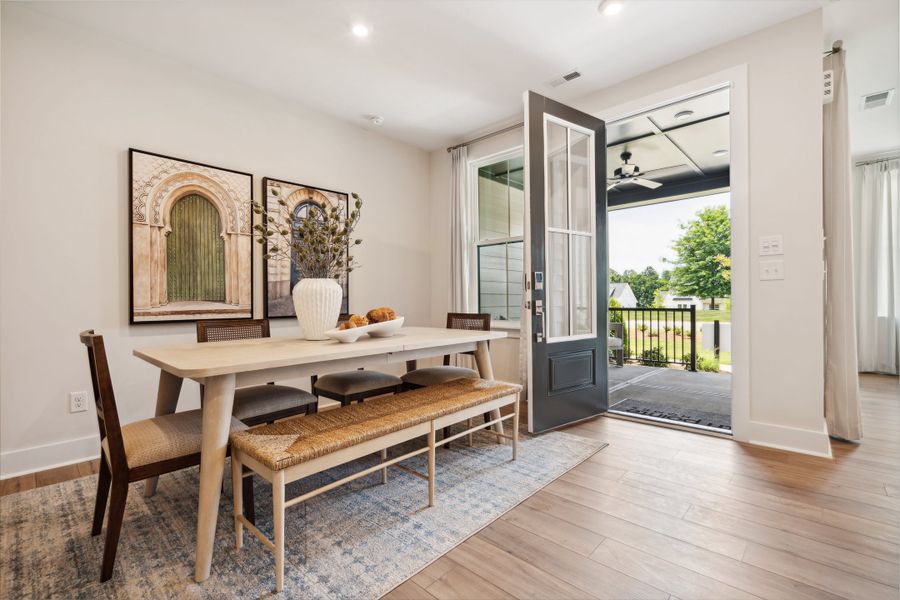Representative furnished interior of a home built from the Boyd by Tri Pointe Homes in Seven Oaks, Belmont (Image 8).