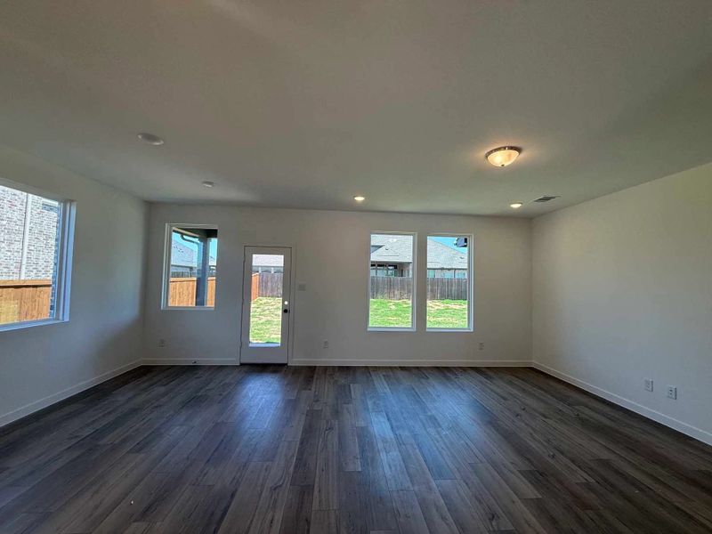 Open Kitchen-Living-Dining Room Construction Progress