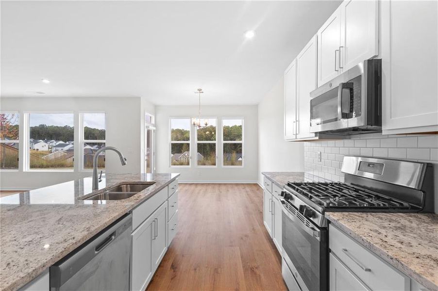 Furnished interior view inside a new home in , Braselton (Image 4). Furnished interior view inside a new home in , Braselton (Image 4).