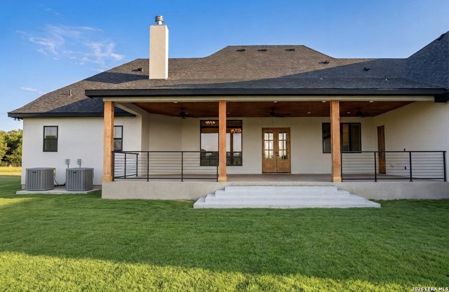 Exterior details and patio area of a home in , Bandera (Image 3). Exterior details and patio area of a home in , Bandera (Image 3).