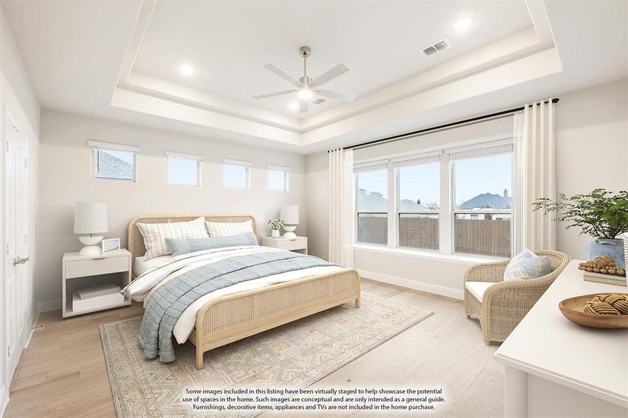 Furnished interior view inside a new home in Hayes Crossing, Midlothian (Image 9).