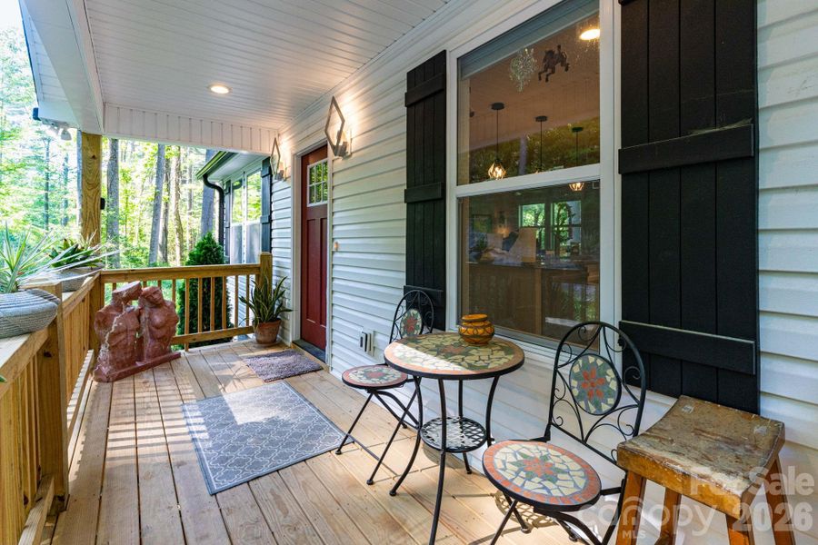 Entry to home. Covered porch. Entry to home. Covered porch.