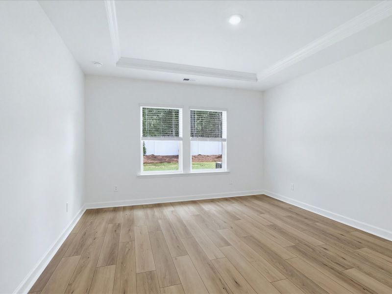 Spacious, unfurnished interior of a new home in Crown Pointe, Georgetown (Image 10). Spacious, unfurnished interior of a new home in Crown Pointe, Georgetown (Image 10).