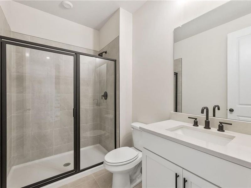 Furnished interior view inside a new home in Melody Lakeside Estates, Buford (Image 8).