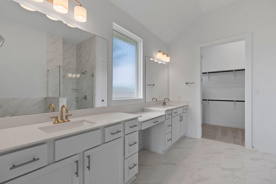 Primary Bath retreat with dual vanities Primary Bath retreat with dual vanities