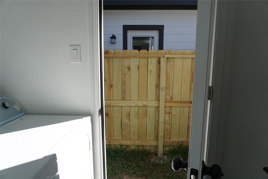 Exterior details and patio area of a home in , Willis (Image 3). Exterior details and patio area of a home in , Willis (Image 3).