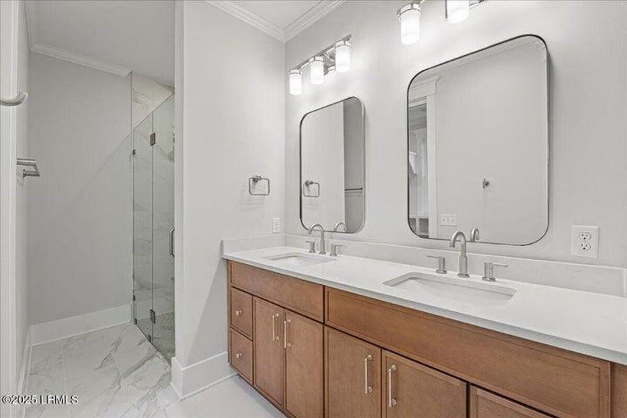 Furnished interior view inside a new home in , Beaufort (Image 9).