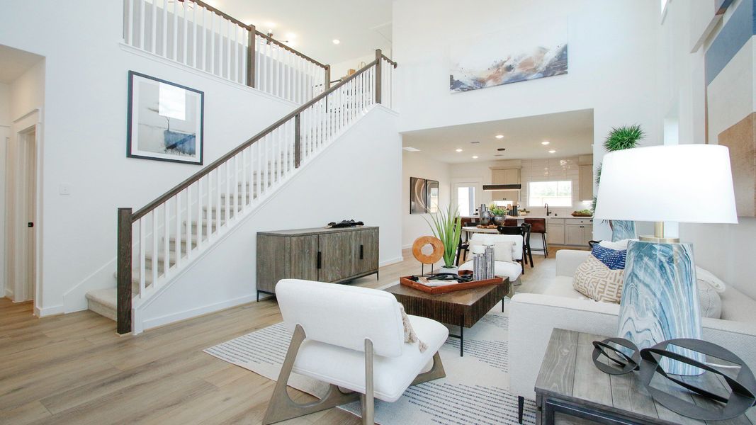 Furnished interior view inside a new home in Colony at Pinehurst, Pinehurst (Image 10).