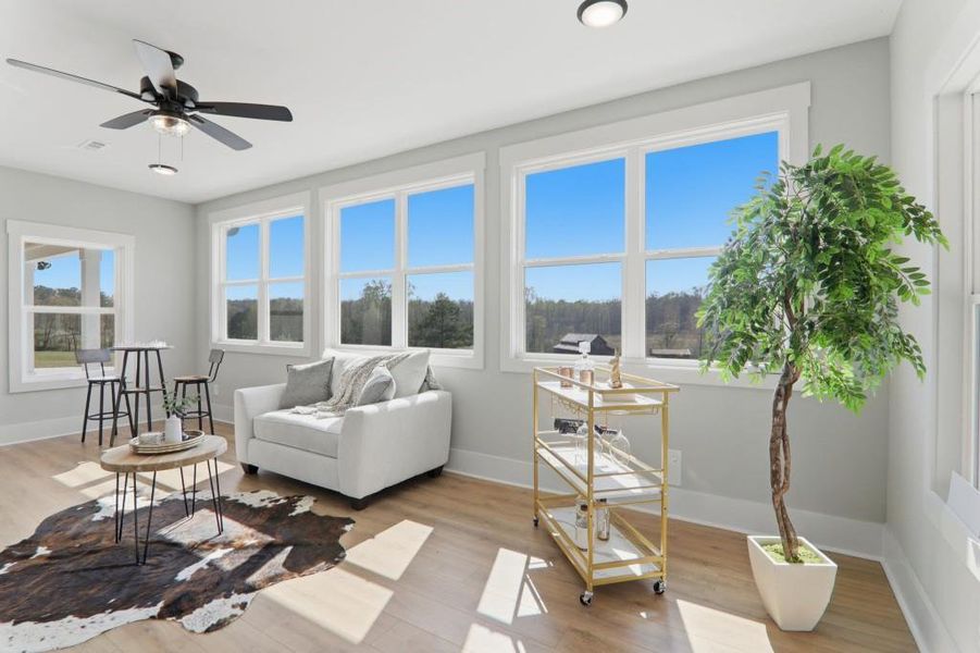 Furnished interior view inside a new home in , Senoia (Image 10).