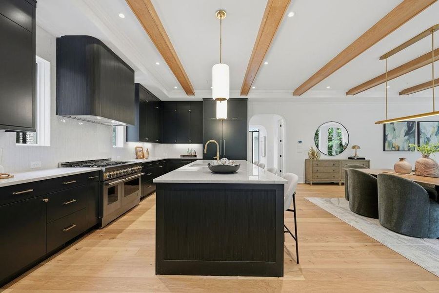 Furnished interior view inside a new home in , Atlanta (Image 81).
