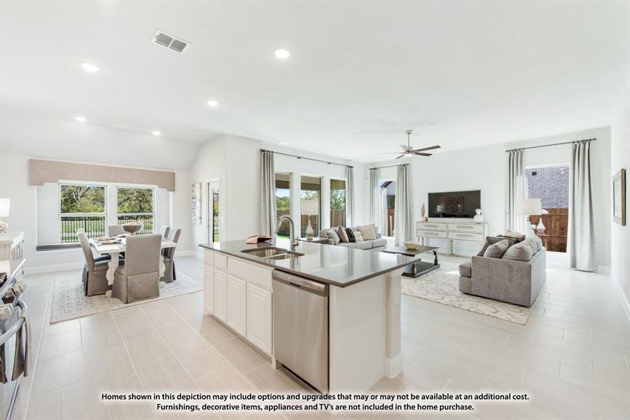 Furnished interior view inside a new home in Arcadia Trails, Balch Springs (Image 6).