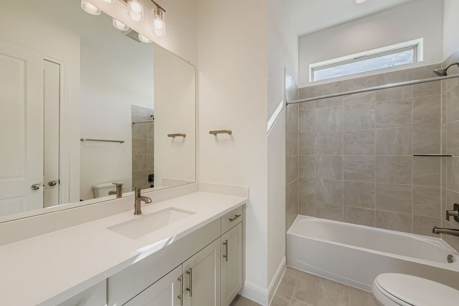 Furnished interior view inside a new home in 6 Creeks, Kyle (Image 3). Furnished interior view inside a new home in 6 Creeks, Kyle (Image 3).